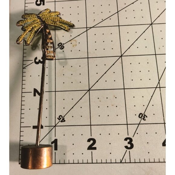 Place Card Photo Memo Note Holder Beaded Palm Tree Stand Name Clip Tropical - Picture 3 of 7